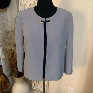 Preston & York houndstooth, square cut, suit jacket